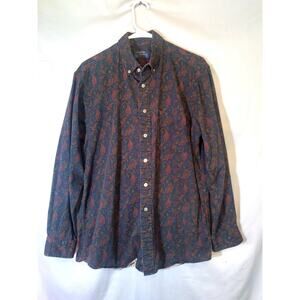 Cambridge Classics Paisley Button Front Shirt